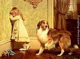 Charles Burton Barber Canvas Paintings - A Special Pleader